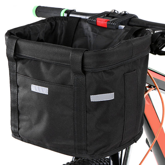 Fietsmand Voorop 16 Liter Fietsmandje kinderfiets Stadsfiets Afneembaar Zwart Kopen Online