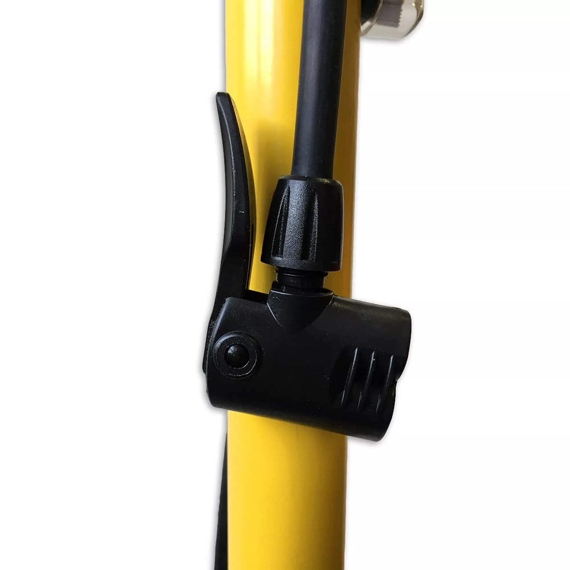 Fietspomp Met Drukmeter Geel Bandenpomp Presta Dunlop Schrader Ventielen kopen online