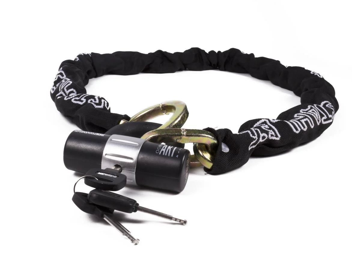 Fietsslot Ketting met Hangslot ART 10mmx120cm Zwart Stahlex Kopen Online