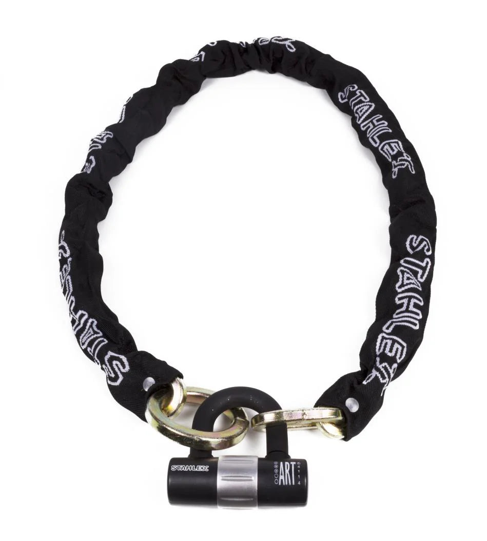 Fietsslot Ketting met Hangslot ART 10mmx120cm Zwart Stahlex Kopen Online