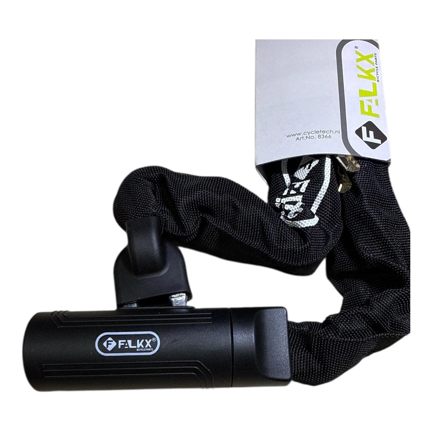 Fietsslot Kettingslot Fiets ART2 Zwart 8mm x 90cm Stadsfiets E-bike Kopen Online