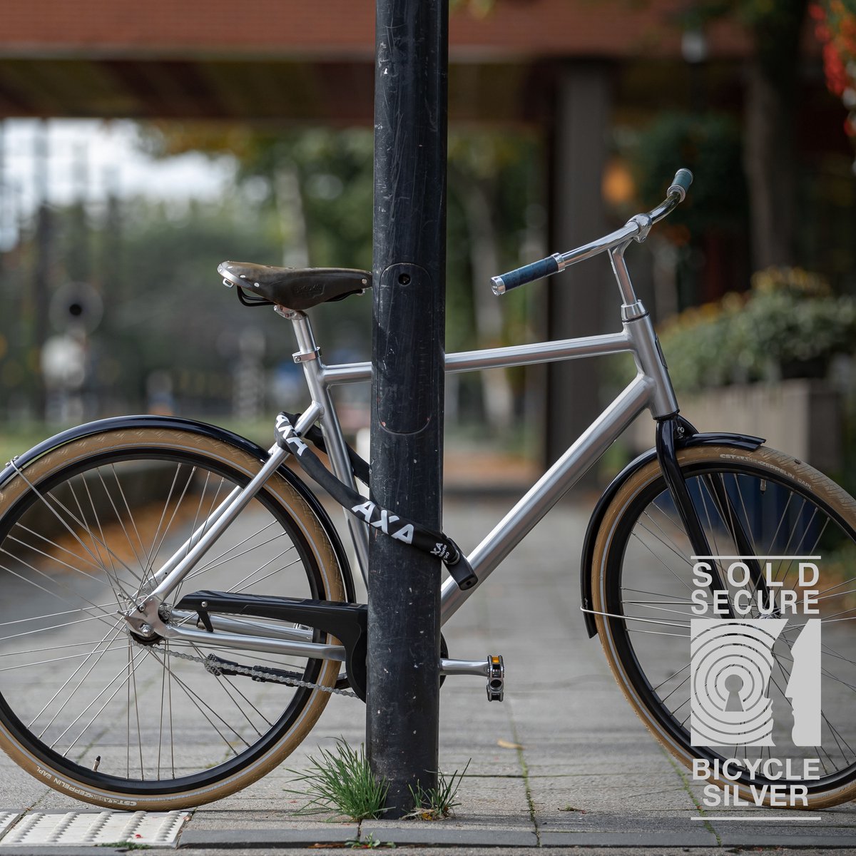 Fietsslot Kettingslot - Slot voor Fietsen - 90 cm - 8 mm - Zwart kopen online