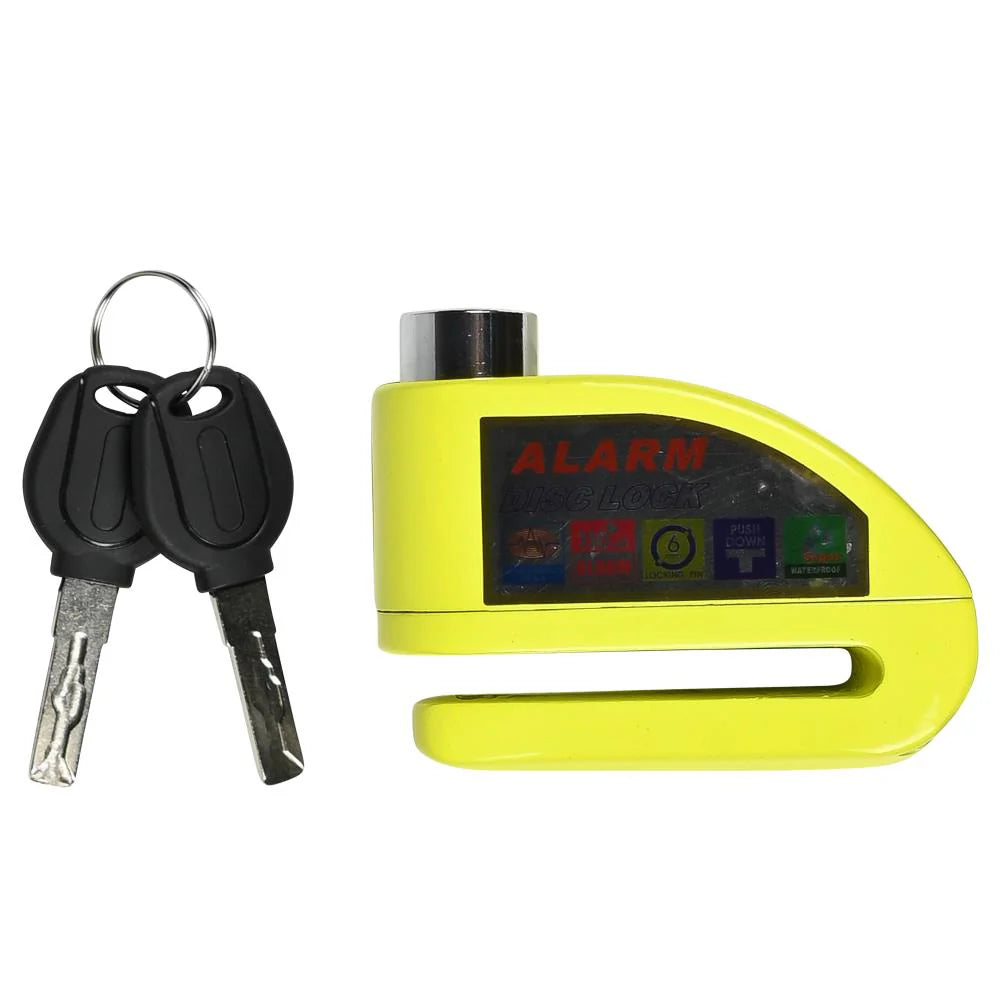 Fietsslot Schijfremslot Met Alarm 7.0 mm Geel Kopen Online