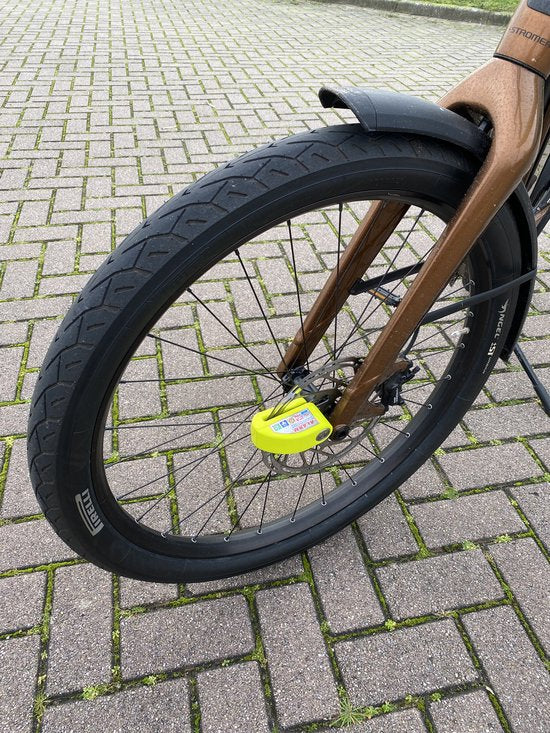 Fietsslot Schijfremslot Met Alarm 7.0 mm Geel Kopen Online