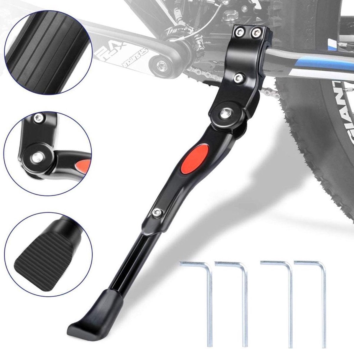 Fietsstandaard Mountainbike Stadsfiets Fiets Standaard Kinderfiets 24-29 Inch - Zwart kopen online