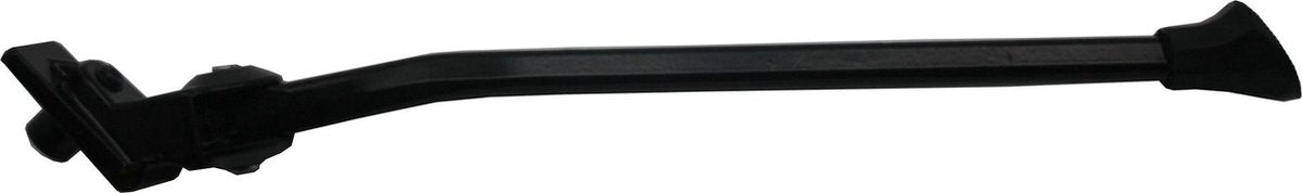 Fietsstandaard aluminium zwart + dop 35cm