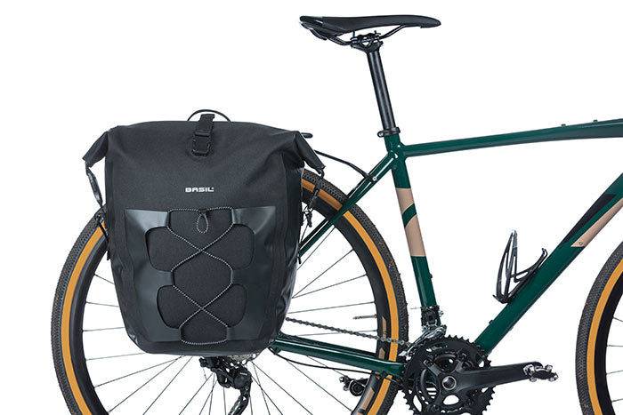 Fietstas Basil Enkele Tas - 25-31 Liter - Zwart Waterproof Kopen