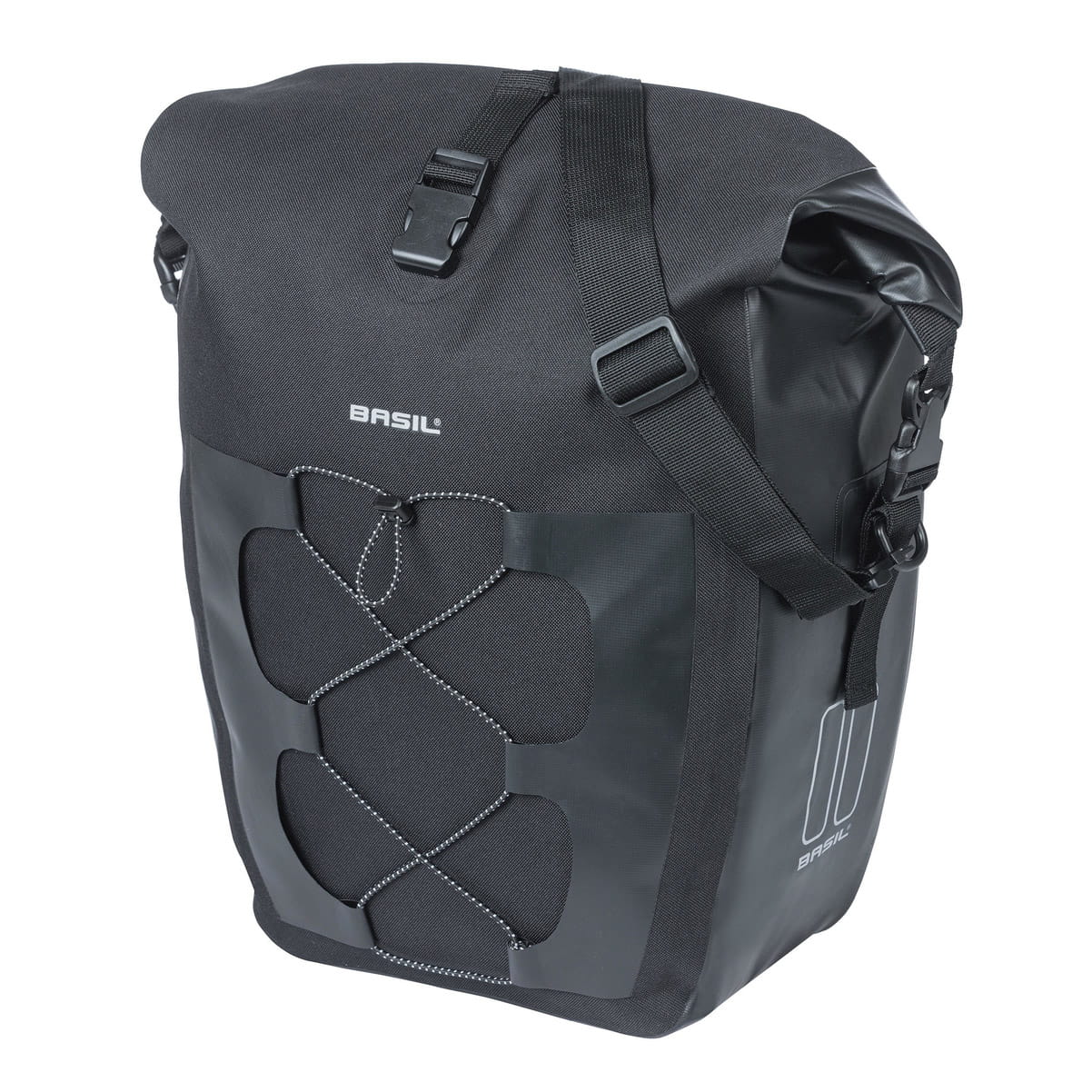 Fietstas Basil Enkele Tas - 25-31 Liter - Zwart Waterproof Kopen