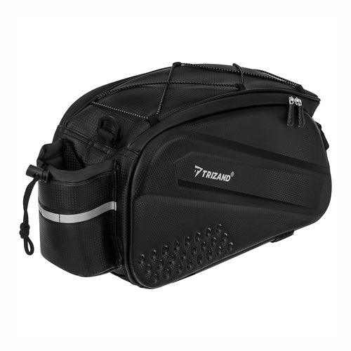 Fietstas Bagagedrager 10 Liter Waterdichte Trunkbag met Schouderriem Zwart Kopen Online