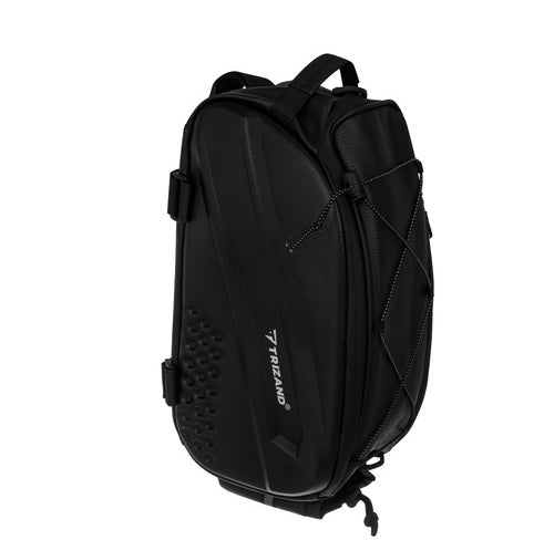 Fietstas Bagagedrager 10 Liter Waterdichte Trunkbag met Schouderriem Zwart Kopen Online