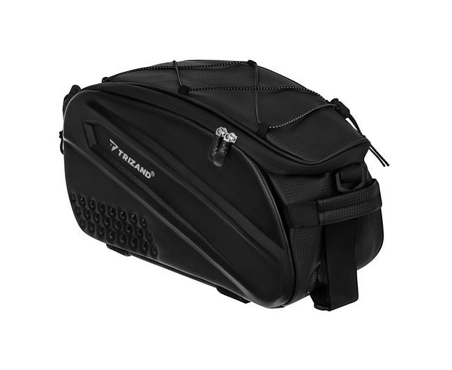 Fietstas Bagagedrager 10 Liter Waterdichte Trunkbag met Schouderriem Zwart Kopen Online