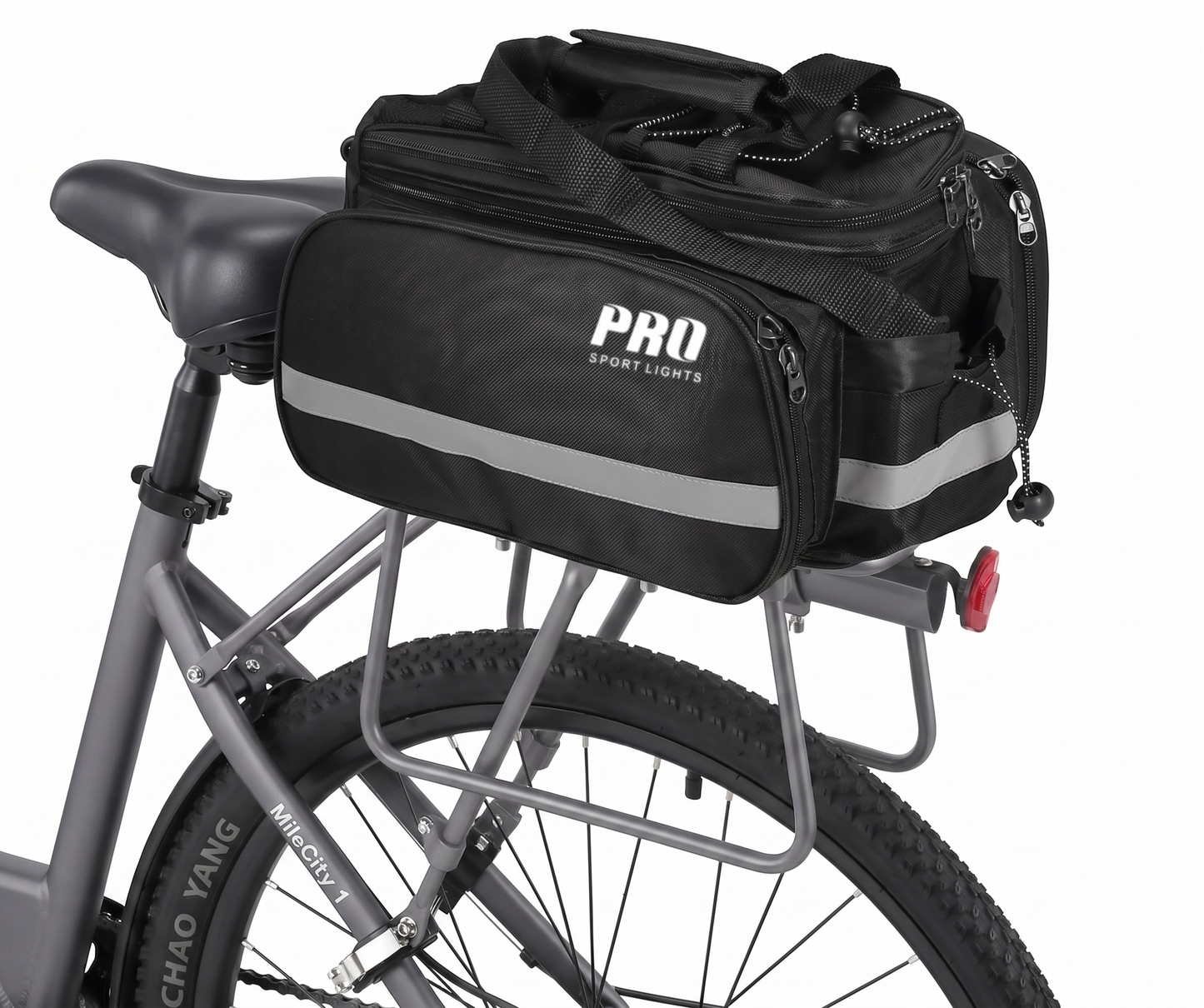 Fietstas Bagagedrager Achter – Uitbreidbaar 8 tot 20 Liter – met Regenhoes - Reflecterend kopen online