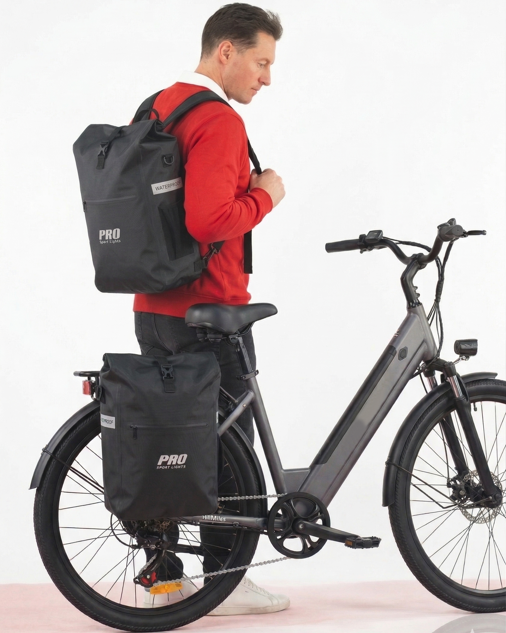 Fietstas Enkel 26 Liter Waterdicht Afpaktas Rugzak Zwart Elektrische Fietsen Kopen Online