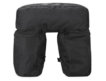 XL-pyörälaukut sadesuojalla – musta, 60 l