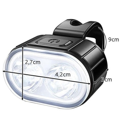 LED-pyöränvalosarja – USB-ladattava etu- ja takavalo