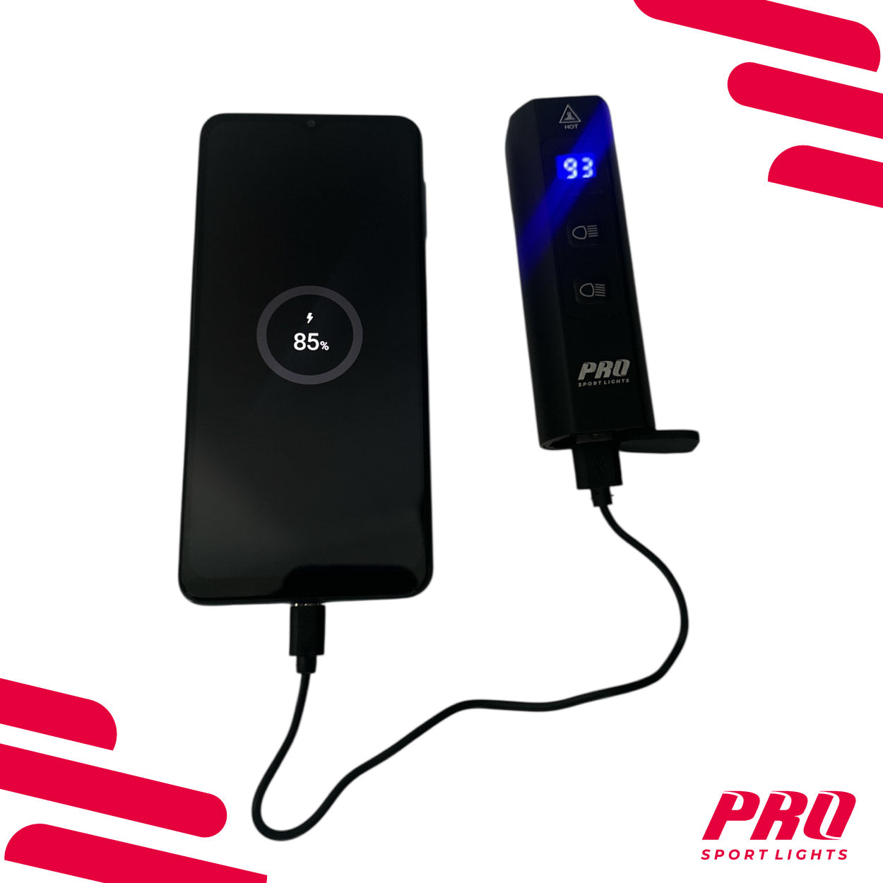 Fietsverlichting 1300 & 120 Lumen Performance Koplamp en Achterlicht set - Racefiets MTB Kopen Online