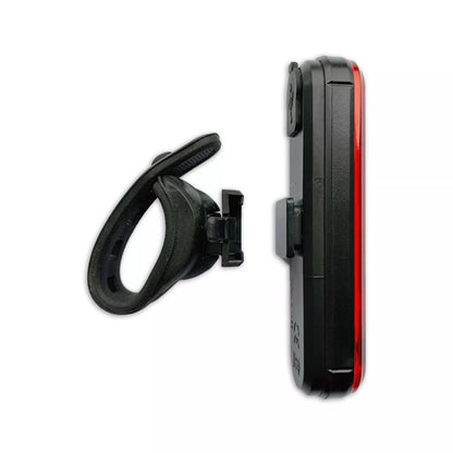 LED-takavalo – 100 lm, punainen, USB-ladattava