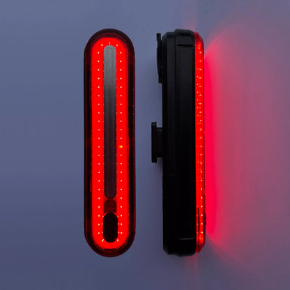 LED-takavalo – 100 lm, punainen, USB-ladattava