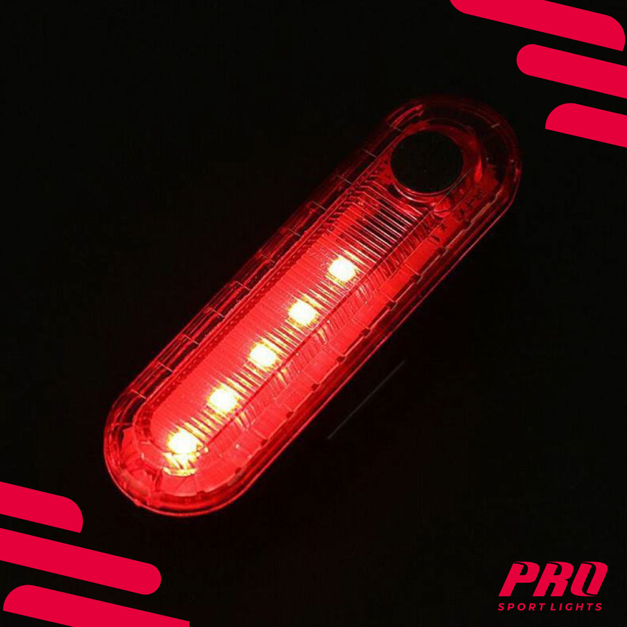 Fietsverlichting Achterlicht Rood 50 Lumen Fietslamp Pro Sport Lights LED Kopen Online