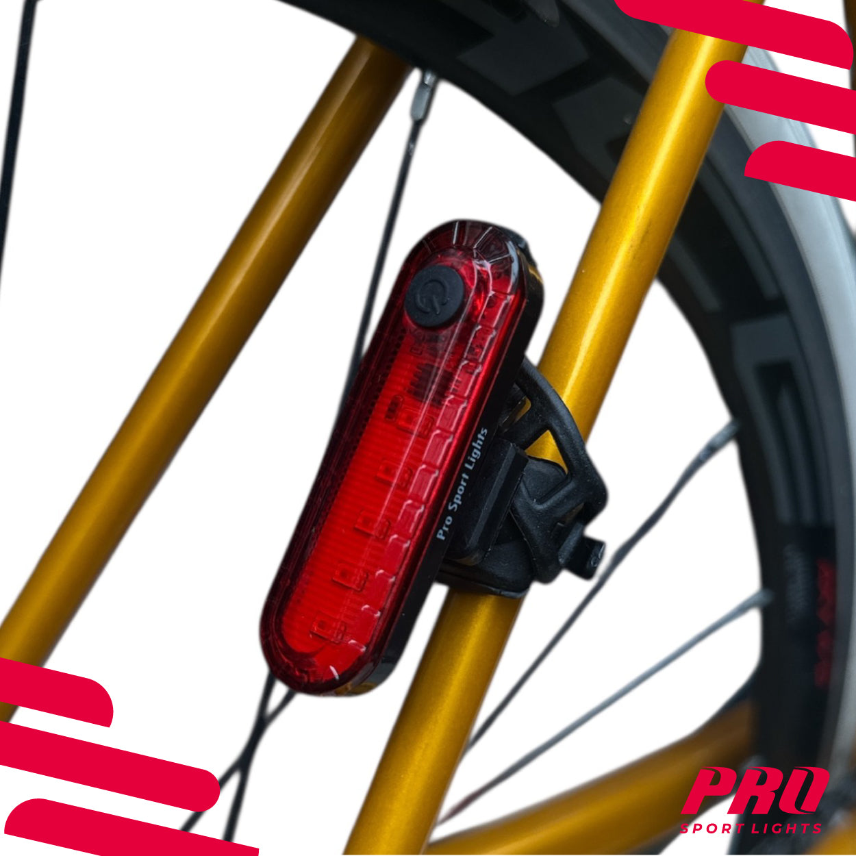 Fietsverlichting Achterlicht Rood 50 Lumen Fietslamp Pro Sport Lights LED Kopen Online