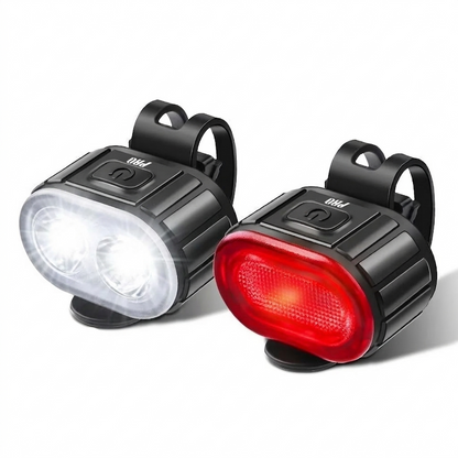 Pro Sport Lights pyöränvalosarja – 200 + 50 lm, USB-C