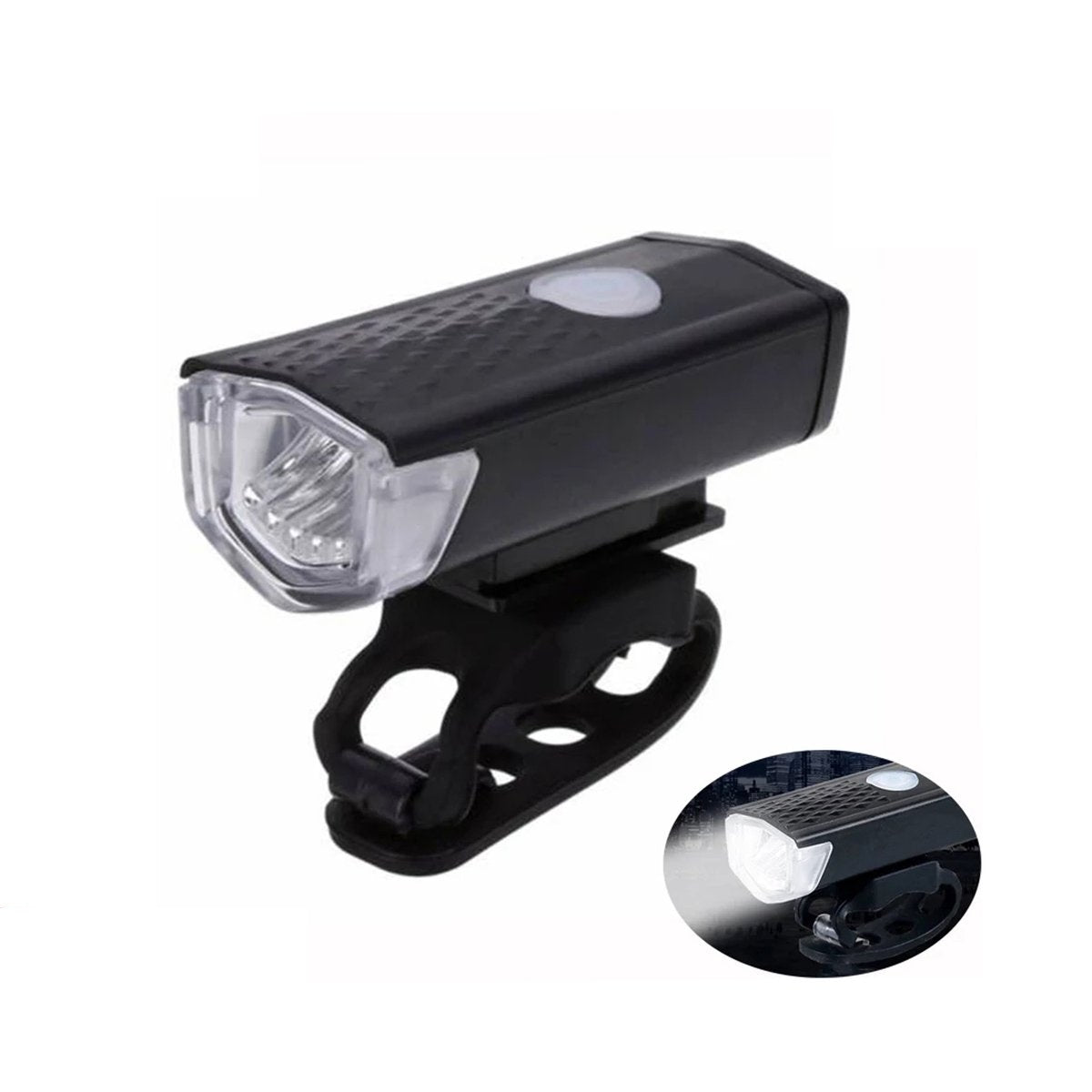 Fietsverlichting Koplamp USB Oplaadbaar - LED voorlicht Kopen Online