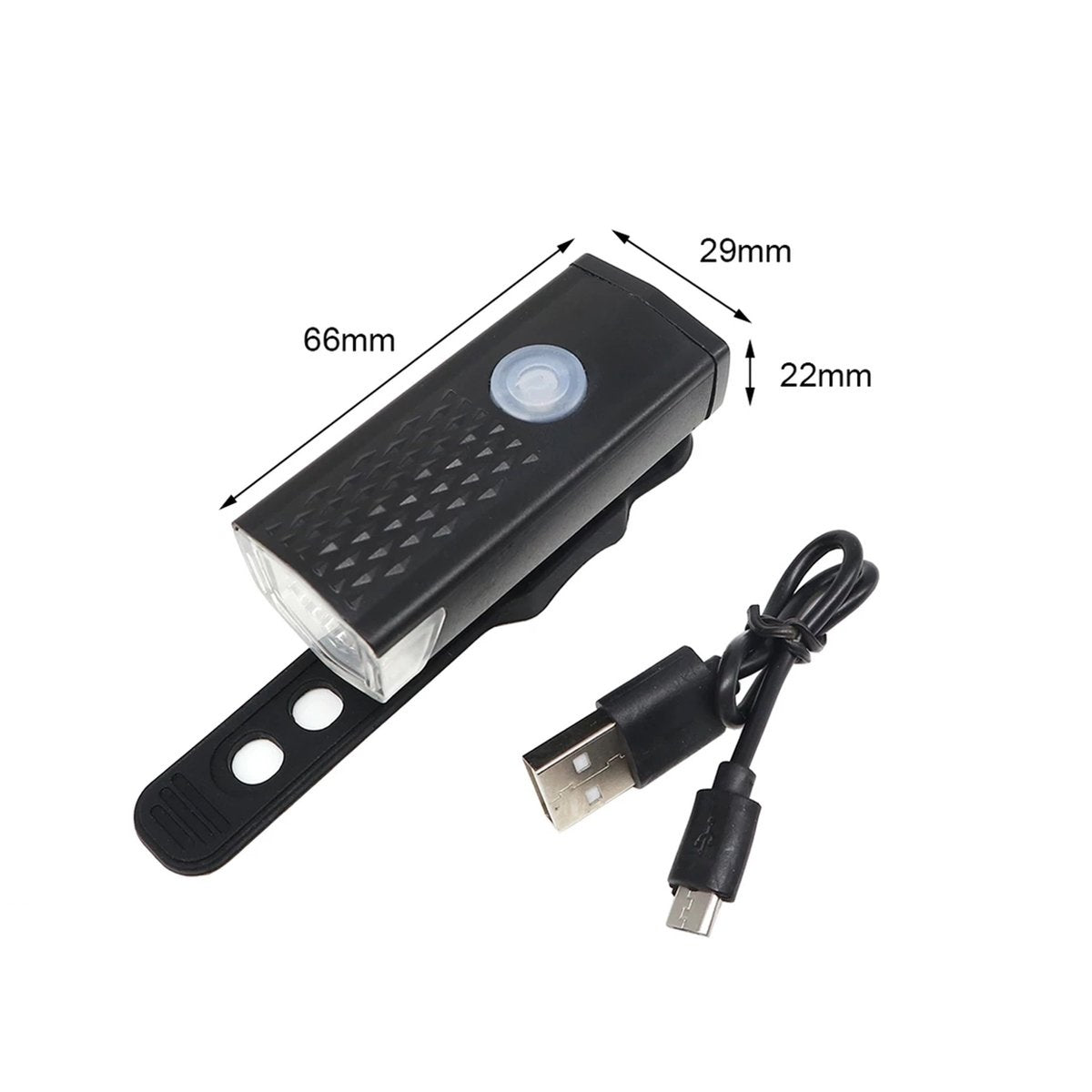 Fietsverlichting Koplamp USB Oplaadbaar - LED voorlicht Kopen Online