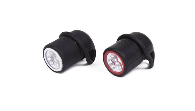 Fietsverlichting Set LED - Fietslampen RoodWit Silicoon kopen online