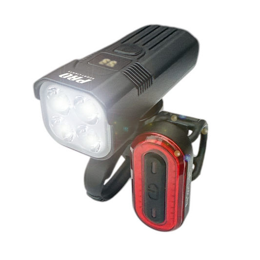 Fietsverlichting USB Oplaadbaar 1100 en 100 Lumen Koplamp en Achterlicht Fiets LED Fietslicht kopen online