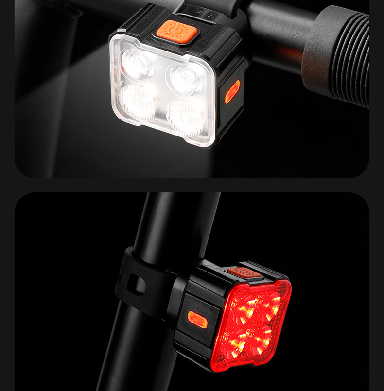 Fietsverlichting set LED 260 en 40 Lumen USB Oplaadbaar Kopen Online