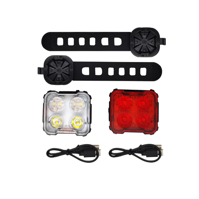 Fietsverlichting set LED 260 en 40 Lumen USB Oplaadbaar Kopen Online