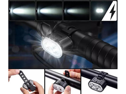 Sport LED -pyöränvalosarja – etu- ja takavalo, micro-USB