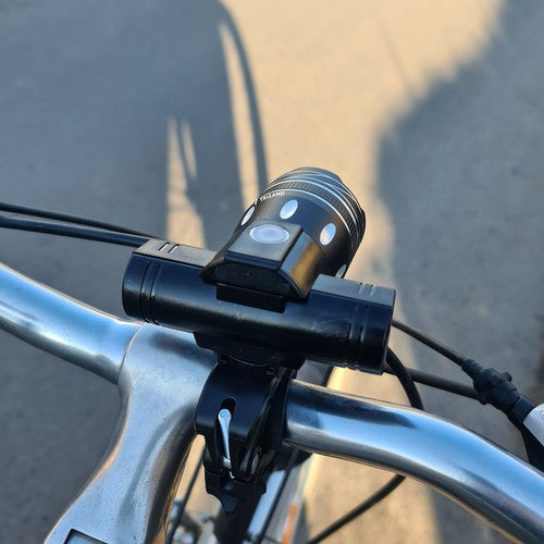 Fietsverlichtingsset Trizand CREE LED Voorlicht en Achterlicht - Zwart kopen