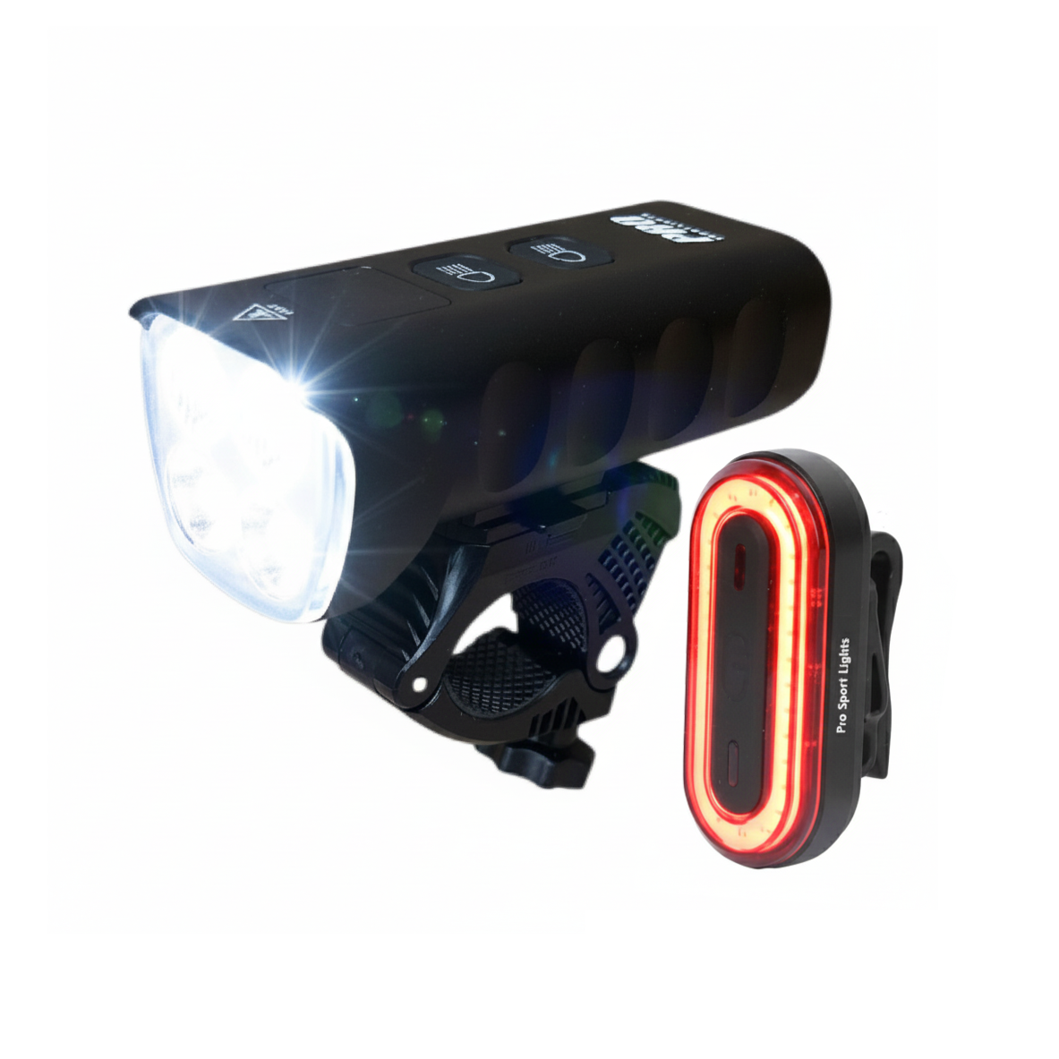 Fietsverlichtingsset 1800 en 100 Lumen Pro Sport Lights Performance Koplamp en Achterlicht Fiets MTB/Racefiets Kopen Online
