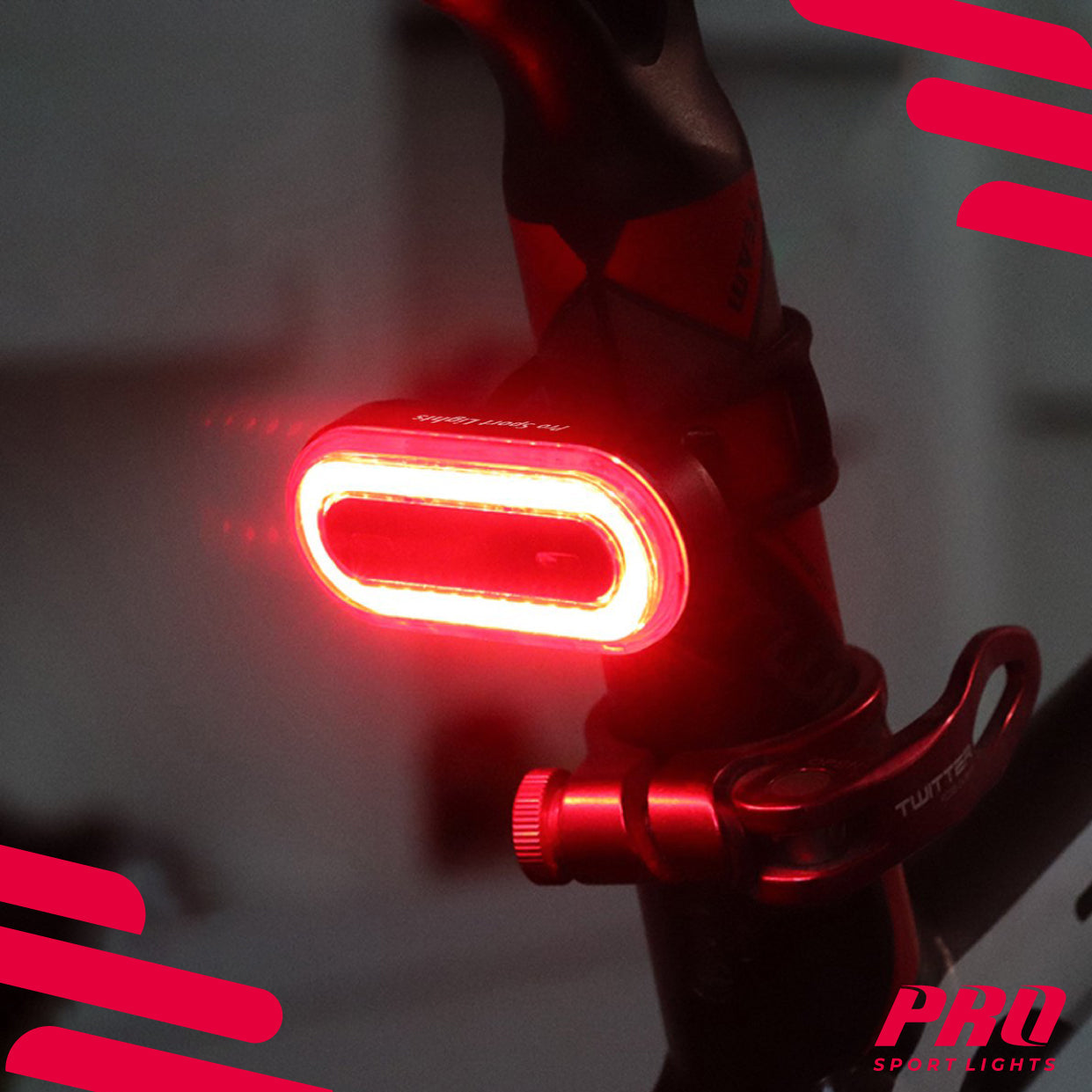 Fietsverlichtingsset 1800 en 100 Lumen Pro Sport Lights Performance Koplamp en Achterlicht Fiets MTB/Racefiets Kopen Online