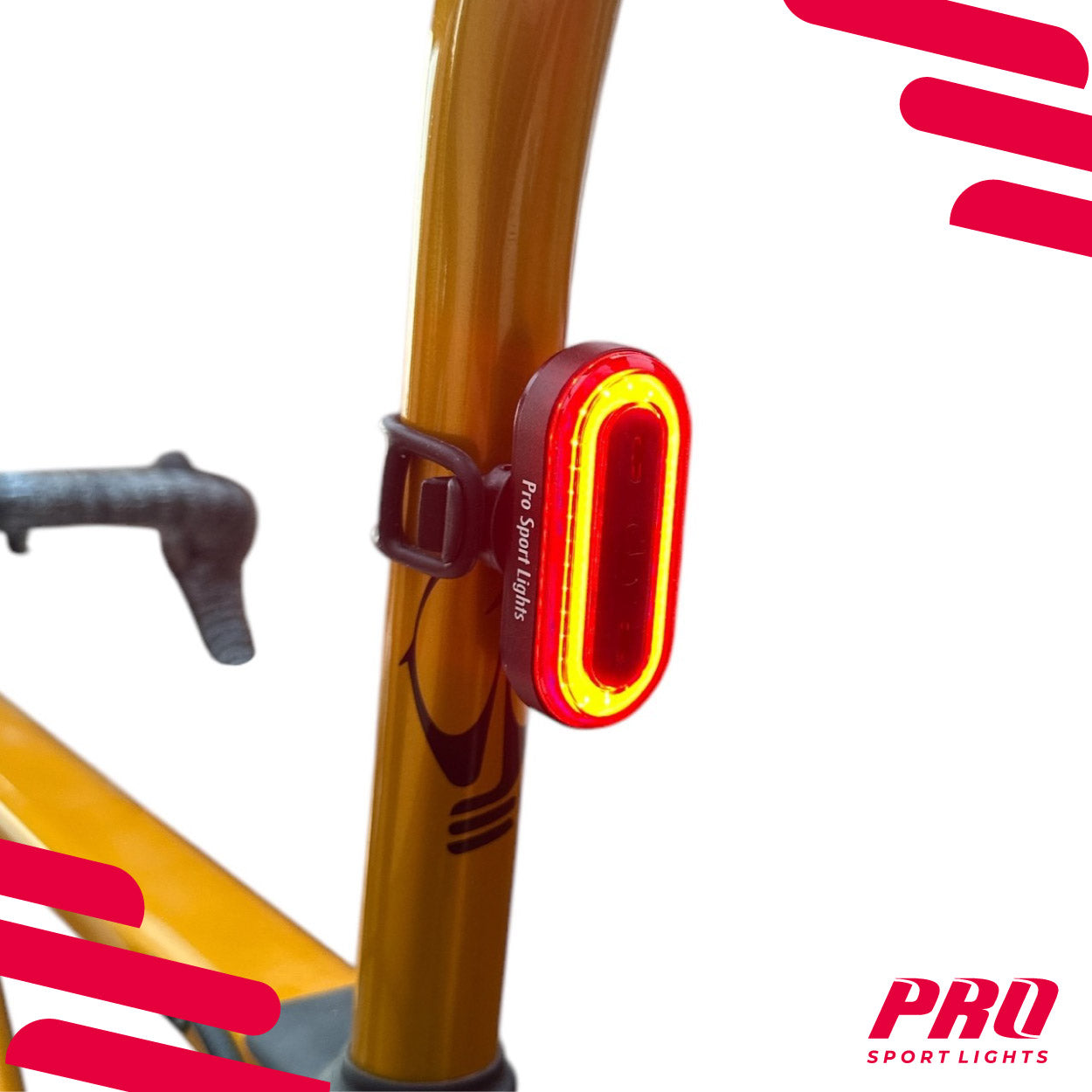 Fietsverlichtingsset Pro Sport Lights - 1200 & 100 Lumen - USB Oplaadbaar Kopen Online