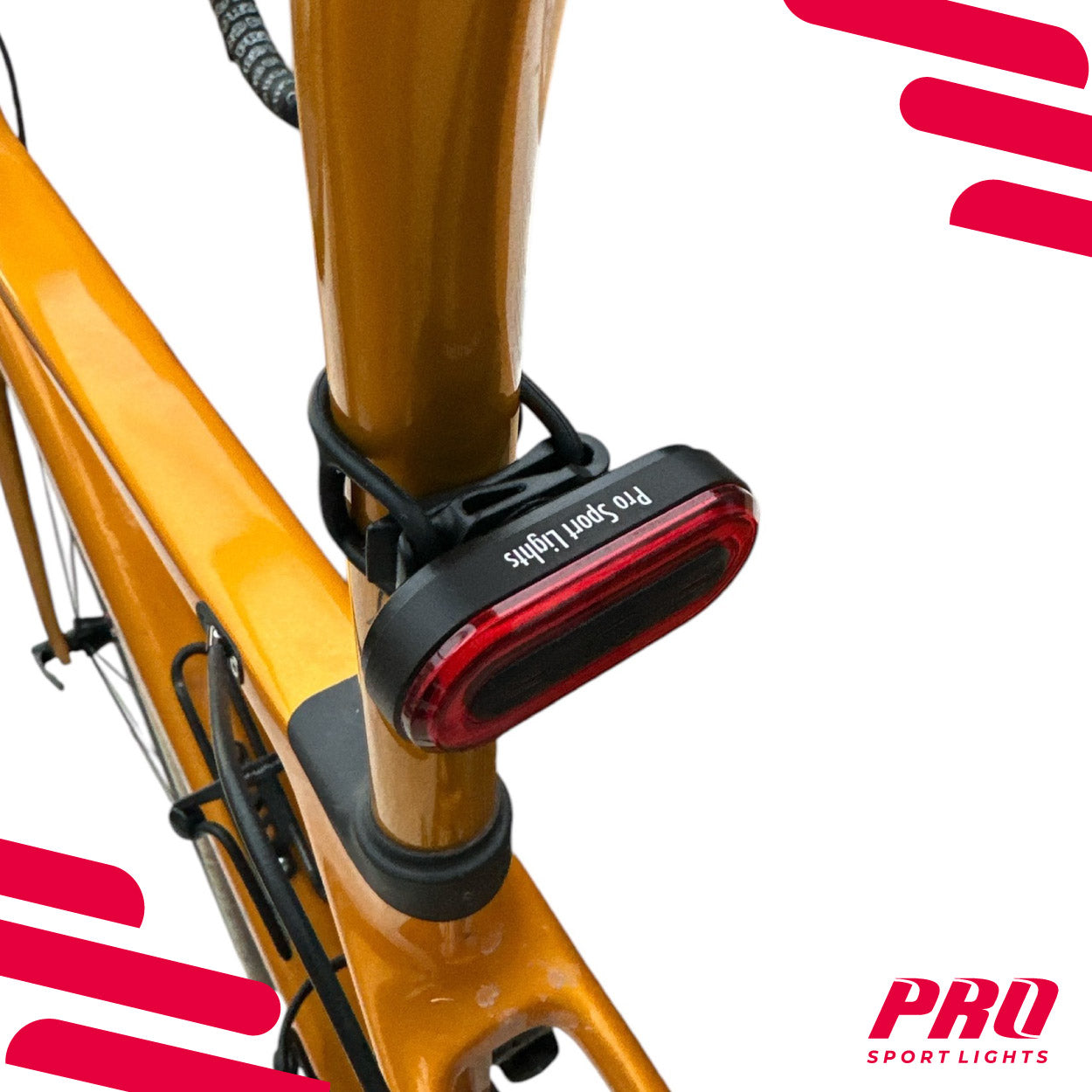 Fietsverlichtingsset Pro Sport Lights - 1200 & 100 Lumen - USB Oplaadbaar Kopen Online