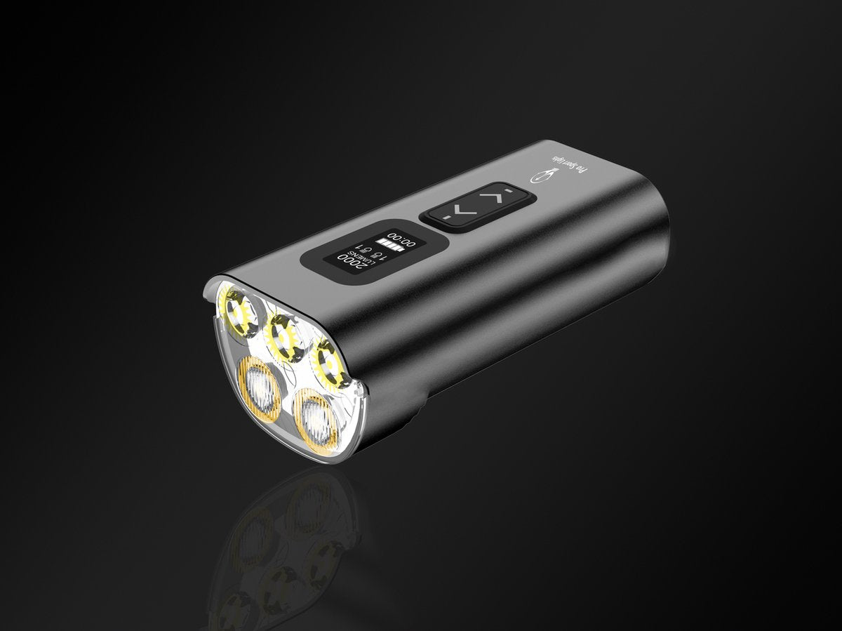 Fietsverlichting Pro Sport Lights Voorlicht USB Oplaadbaar 2000 Lumen