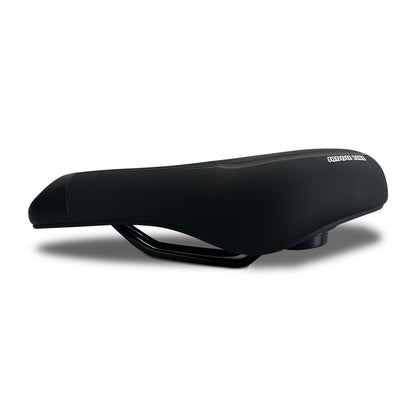 Soft Comfort -satula sähköpyörään – unisex, musta, 28 × 18 cm