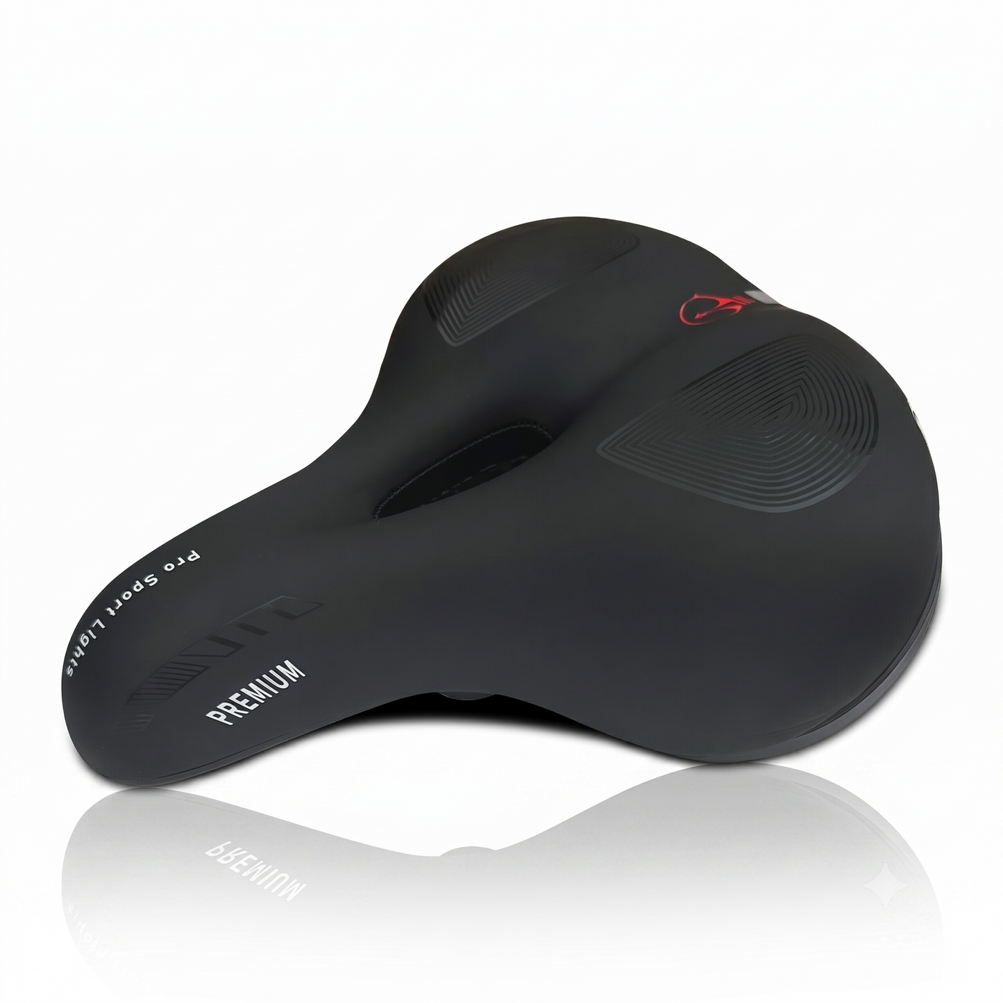 Fietszadel  Dames Heren Selle Gel Premium Royal Zadel Fiets Comfort - Zwart Kopen Online