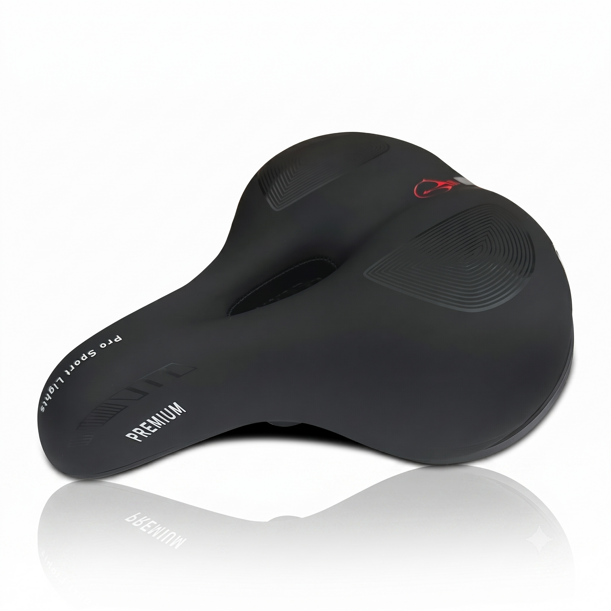 Fietszadel  Dames Heren Selle Gel Premium Royal Zadel Fiets Comfort - Zwart Kopen Online