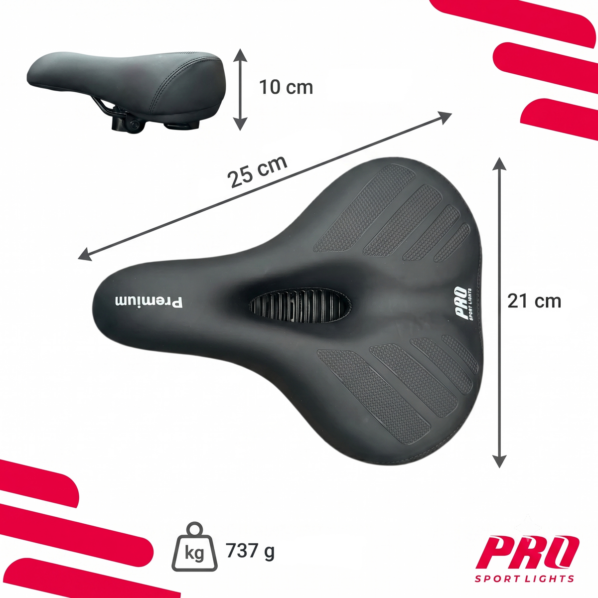 Fietszadel Dames Premium Foam Zadel Fiets Zwart Selle Unisex Comfort Royal Kopen Online