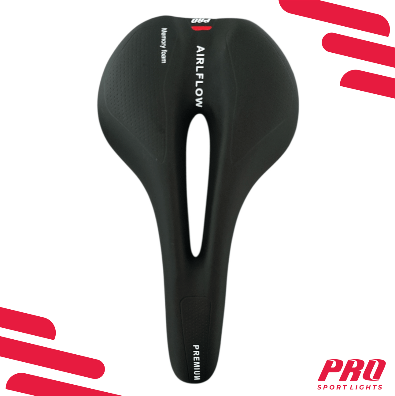 Fietszadel Heren Cloud Trail Zwart Memory Foam 280x150 mm Pro Sport Lights Kopen Online