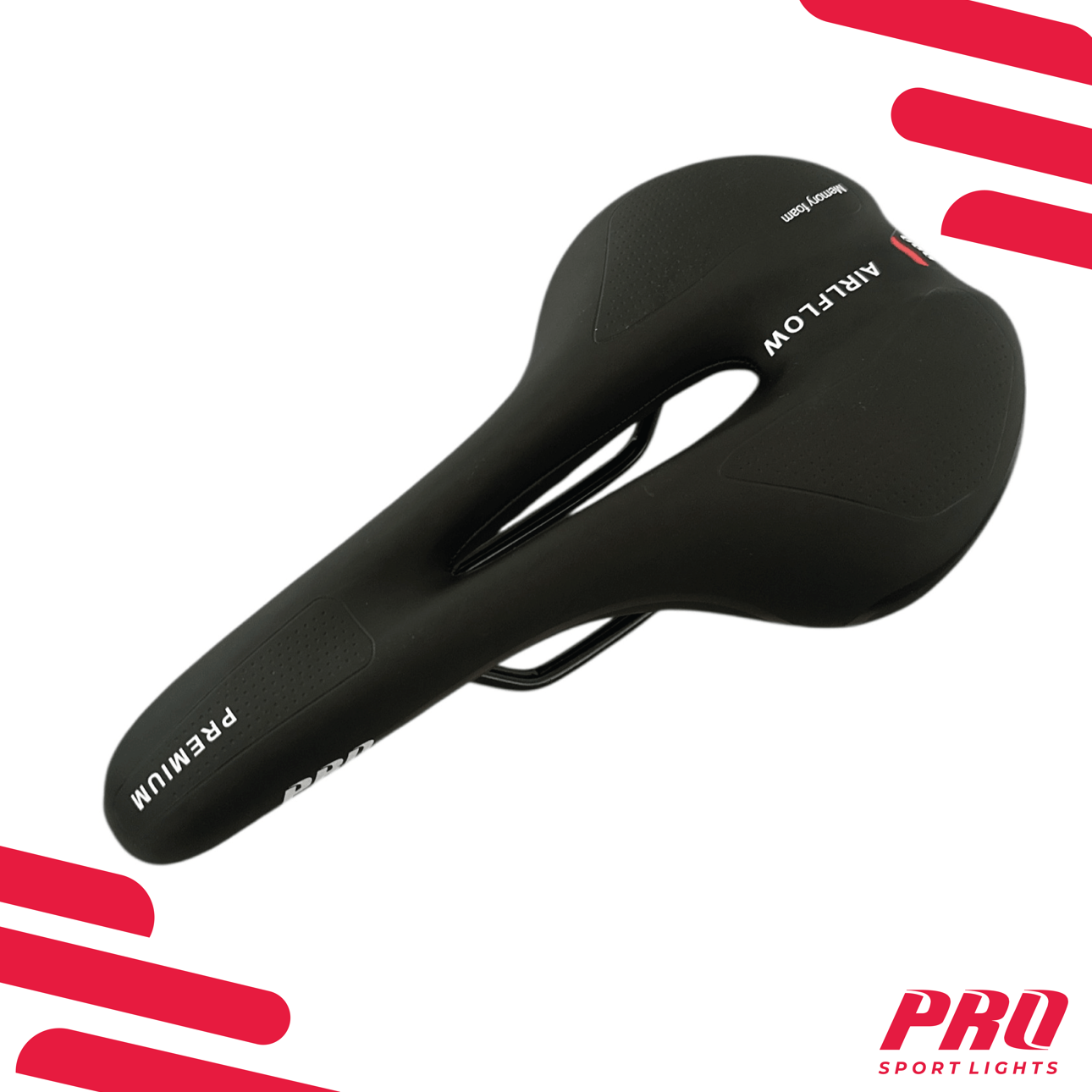 Fietszadel Heren Cloud Trail Zwart Memory Foam 280x150 mm Pro Sport Lights Kopen Online