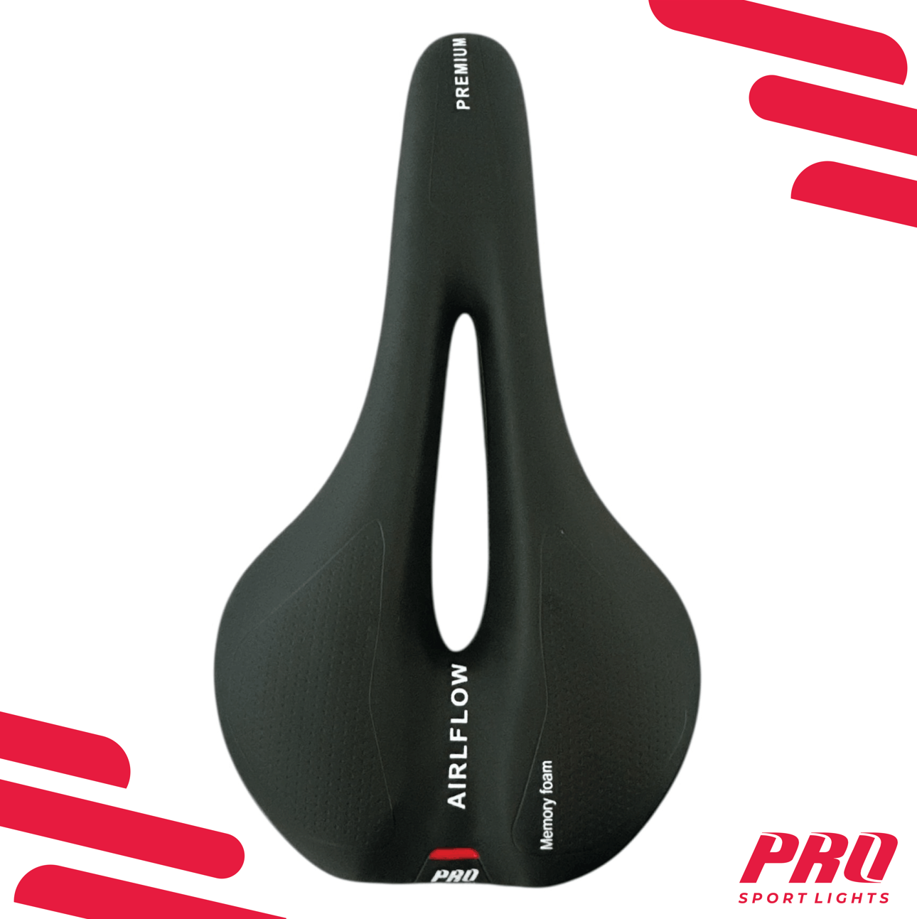 Fietszadel Heren Cloud Trail Zwart Memory Foam 280x150 mm Pro Sport Lights Kopen Online