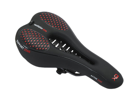 Fietszadel Heren Comfort Zachte Foam Zwart - Weerbestendig - Ergonomisch kopen online