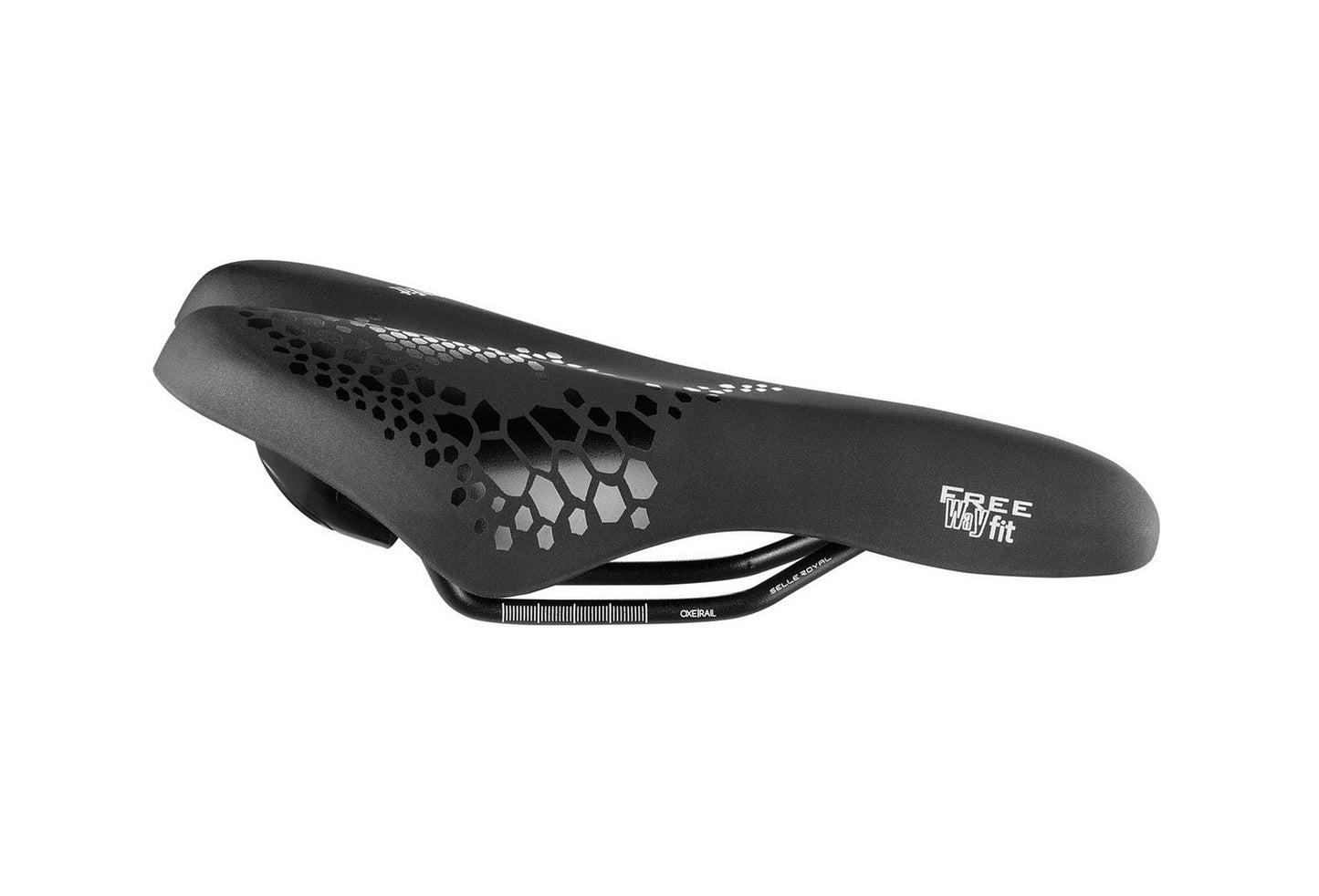 Fietszadel Heren Selle Royal Freeway Fit Zwart 27x16 cm Zadel Fiets Kopen Online