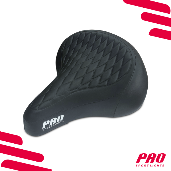 Fietszadel Pro Sport Lights Royal Cruiser - Zwart - Unisex - Foamvulling