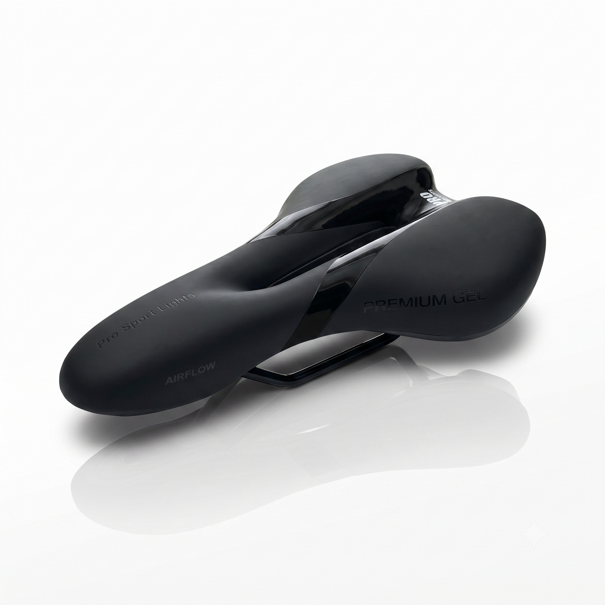 Fietszadel Royal Gel Comfort Dames Heren - Zwart - Selle Premium Unisex Kopen Online