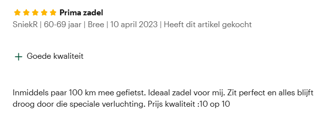 Fietszadel Unisex Selle Fiets Memory Foam Comfort Royal Zadel Dames Heren - Zwart Kopen Online